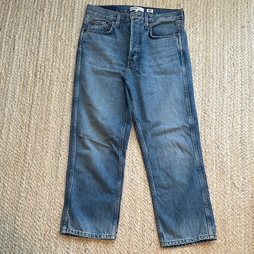 Re/Done crop denim